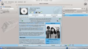 Abbildung 2: Über Amarok 2.5 kann man nun auch MP3-Dateien in Amazons Shop kaufen.