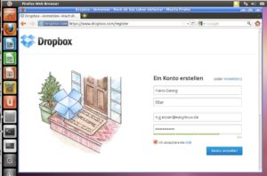Abbildung 2: Name, E-Mail-Adresse und Passwort: Mehr brauchen Sie nicht.