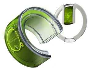 Abbildung 4: Nokia zeigt mit dem Morph-Conceptphone-Armband, wie die mobile Zukunft aussehen könnte.