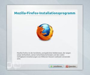 Abbildung 5: Sagt Ihnen der zügige Standardbrowser Rekonq nicht zu, hilft ein einfacher Installer dabei, Firefox einzuspielen.