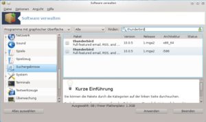 Abbildung 5: Mageia setzt auf ein eigenes Programm für die Installation von Paketen, leistet dabei aber ganze Arbeit.