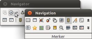 Abbildung 8: Im Dialogfeld "Navigation" aktivieren Sie die Merker, um schnell in einem Text hin und her zu springen.
