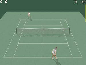 Free Tennis erinnert optisch an die Tennisspiele aus den 90er Jahren.