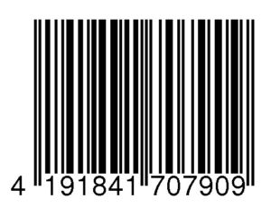 Abbildung 1: Ein EAN-13/GTIN-13-Barcode.