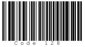 Abbildung 3: Ein CODE-128-Strichcode.