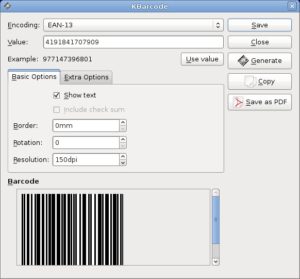 Abbildung 5: Mit KBarcode4-light erstellen Sie Strich- und 2D-Codes per Mausklick.