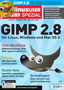 Ab 23.8. am Kiosk: Das neue LU-Spezial "Gimp 2.8".