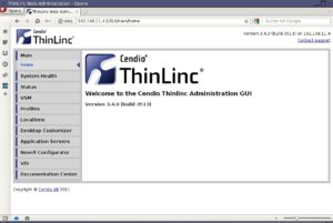 Abbildung 1: ThinLinc lässt sich bequem über den Browser steuern.