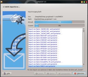 Abbildung 10: Dolphn 2.1 importiert von Thunderbird.