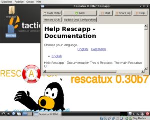 Abbildung 5: Rettungsschwimmer: Das Rescatux-Live-System bewahrt nicht mehr startende Linux-Installationen vor dem Untergang durch Neuinstallation.