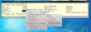 Abbildung 13: In KDE 4.9.0 können Sie die Ausgabe der Konsole komfortabel als Suchbegriff nutzen.