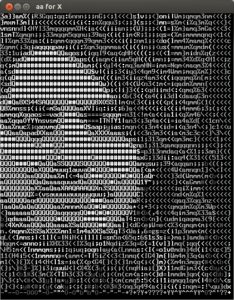Abbildung 2: Der Videoplayer VLC hilft Ihnen auch dabei, beliebige Bilder in ASCII-Art zu verwandeln.