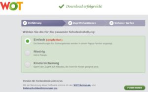 Abbildung 3: Das Bewertungssystem für Webseiten setzt auf die Intelligenz der Masse, scheint aber bisher nur recht wenige Seiten abzudecken.