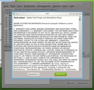 Abbildung 3: Die Flash-Unterstützung aktiviert OpenSuse 12.2 erst im Rahmen des Online-Updates.