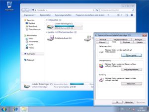 Abbildung 3: Unter Windows defragmentieren Sie zunächst die Windows-Partition.