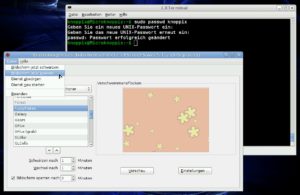 Abbildung 4: Wenn Sie unter Knoppix von Hand den Bildschirm sperren, sollten Sie vorher unbedingt ein Passwort für den Benutzer "knoppix" gesetzt haben.