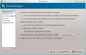 Abbildung 4: Diese Einstellungen verbessern die KDE-Integration.