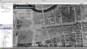 Abbildung 5: An vielen Orten finden Sie in Google Earth historische Luft- und Satellitenaufnahmen, manche sogar in schwarz-weiß.