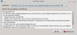 Abbildung 9: Soll Thunderbird das eben importierte Zertifikat zukünftig auch benutzen, müssen Sie das dem E-Mail-Vogel explizit mitteilen.