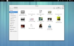 Zu den kleineren Verbesserungen in Gnome 3.6 zählt die neue Anzeige der zuletzt benutzten Dateien im Dateimanager. (Bild: Gnome.org)