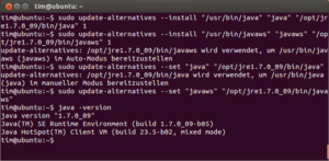 Oracle Java ist unter Ubuntu mit wenigen Kommandozeilenbefehlen eingerichtet.