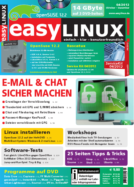Heftcover EasyLinux 04/2012