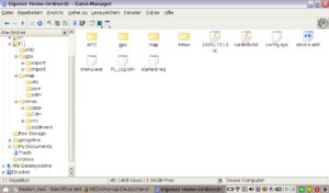 Abbildung 2: Das S3857 als Massenspeicher am Linux-Rechner (hier einem EeePC).