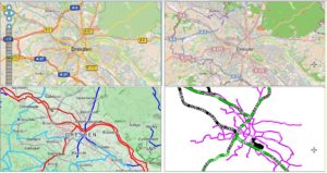 Abbildung 3: Eine BBBike-Karte von Dresden und dem Elbtal.