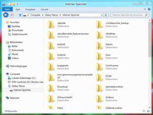 Abbildung 4: Selbst vergleichsweise komplizierte USB-Verbindungen per MTP bekam VMware problemlos in den Griff.