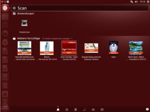 Abbildung 4: Die umstrittene Shopping-Lens fördert bei der Suche auf dem Desktop auch Ergebnisse von Amazon und aus dem Ubuntu One Music Store zutage.