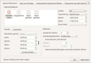 Abbildung 4: In den Einstellungen von Marble wählen Sie als Basis ein der Qualität des Ausgangsmaterials angepasstes, möglichst großes Format.