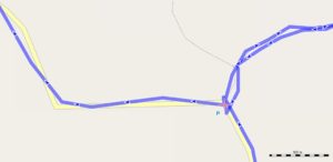 Abbildung 6: Die Genauigkeit der Trackaufzeichnung des S3857 stimmt sehr gut mit den OpenStreetMap-Karten überein. Maximale Abweichungen im Meter-Bereich genügen für die Einsatzzwecke eines Amateurs völlig.