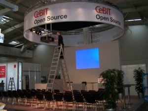 Auch 2013 heißt es auf der Cebit "Bühne frei für Open Source".