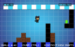 Im Kern ist Nikki and the Robots ein ganz normales Jump-and-Run-Spiel mit kunffiger Retro-Grafik.