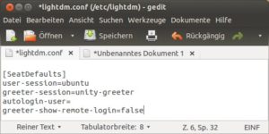 Abbildung 1: Eine zusätzliche Zeile in der LightDM-Konfiguration schaltet die Fernwartung per RDP ab.