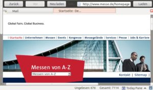 Abbildung 10: Auf kleineren Displays rufen Sie eine E-Mail besser per Doppelklick in der Vollbildansicht auf, um Thunderbrowse sinnvoll zu nutzen.