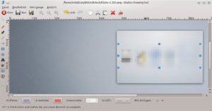 Abbildung 3: Gepixelter Splash Screen von KDE: Mit Shutter können Sie Bereiche eines Bilds verpixeln.