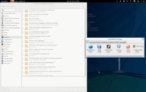 Abbildung 3: LinuxAdvanced bringt gleich zwei Programme zum Installieren von Software mit.