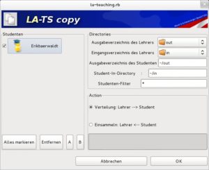 Abbildung 6: Das Kopier-Tool macht es leicht, Dateien an alle Schüler zugleich zu verteilen.