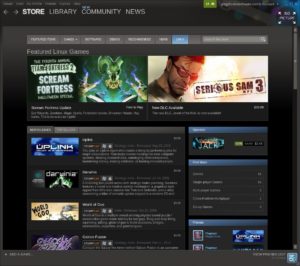 So präsentiert sich der Steam-Client für Linux derzeit unter Ubuntu 12.04. (Bild: Valve)