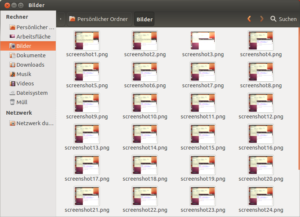 import schießt brav einen Screenshot nach dem anderen.