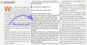 Abb. #: Nicht ganz fehlerfrei, aber dicht dran: Scannen, optische Zeichenerkennung und Korrekturlesen geht mit Tesseract 3 auf jedem Fall schneller als abtippen.