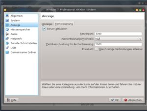 Abbildung 1: Mit den Erweiterungen erhält VirtualBox einen RDP-Server.