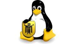 Mux, das Maskottchen des Limux-Projektes.