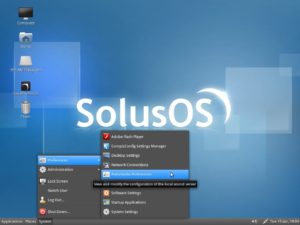 Sieht aus wie Gnome 2: Das Consort Desktop Environment in einer virtuellen Maschine.