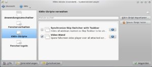 Abbildung 1: Über Skripte steuern und erweitern Sie das Verhalten des Fenstermanagers KWin.