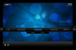 Abbildung 2: Confluence ist der Standard-Skin von XBMC.
