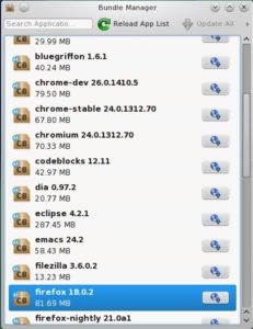 Abbildung 3: Über so genannte Bundles installieren Sie komfortabel Nicht-KDE-Programme nach.