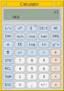 Abbildung 5: Xcalc reicht in vielen Fällen für den Hausgebrauch.