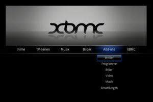 Abbildung 5: Quarz imitiert auf dem Pi die Optik eines Apple-TV.